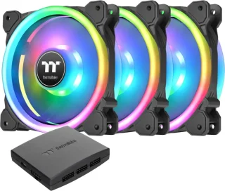 Thermaltake SWAFAN 14 RGB Radiator Fan TT Premium Edition 3 Pack, CL-F138-PL14SW-A