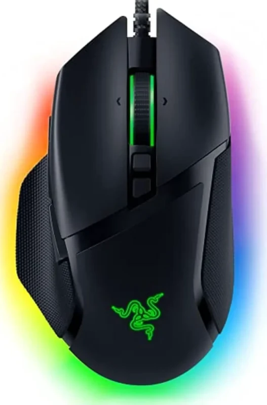 Razer Basilisk V3 Customizable Ergonomic Gaming Mouse: Fastest Gaming Mouse Switch - Chroma RGB Lighting - 26K DPI Optical Sensor - 11 Programmable Buttons - HyperScroll Tilt Wheel - Classic Black - Featured Image