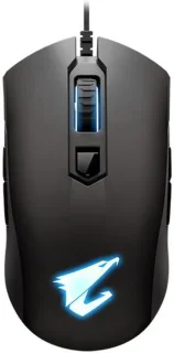 AORUS M4 Real 6400 DPI optical engine, Ambidextrous design, RGB Fusion 2.0 Wired Gaming Mouse, Matte Black (GM-AORUS M4)