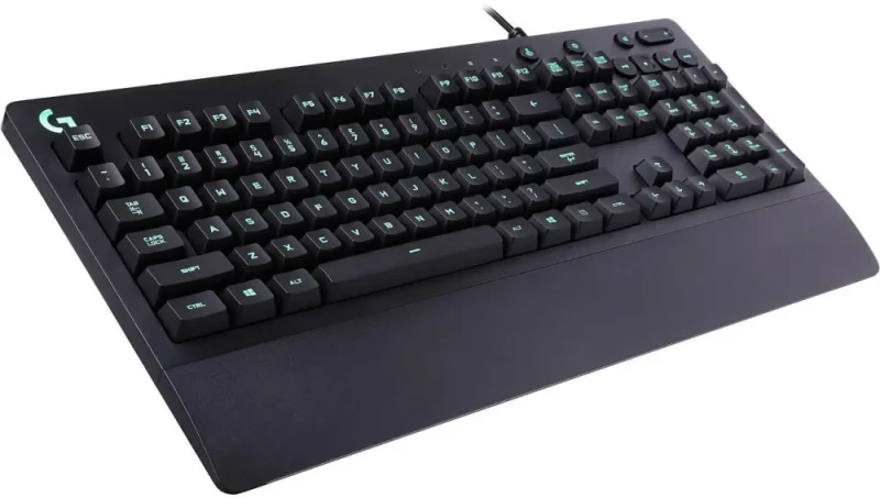 Logitech G213 Prodigy Gaming Keyboard, LIGHTSYNC RGB Backlit Keys, Spill-Resistant, Customizable Keys, Dedicated Multi-Media Keys – Black - Featured Image