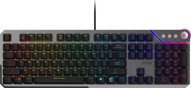 MSI Strike 600 RGB Mechanical Gaming Keyboard - Silent Switches - Featured Image