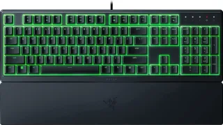 Razer Ornata V3 X Gaming Keyboard: Low-Profile Keys - Silent Membrane Switches - UV-Coated Keycaps - Spill Resistant - Chroma RGB Lighting - Ergonomic Wrist Rest - Classic Black