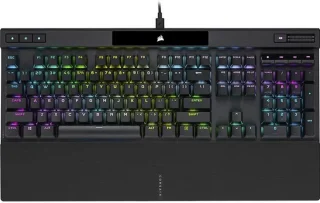 Corsair K70 RGB PRO Mechanical Gaming Keyboard - Cherry MX Speed Switches, PBT DOUBLE SHOT PRO Keycaps - Black