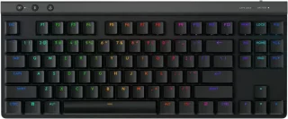 Logitech G515 LIGHTSPEED TKL Low Profile Wireless Gaming Keyboard - GL Red Linear Switches, LIGHTSYNC RGB, Thin Tenkeyless Design, PBT Keycaps - Black