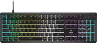 CORSAIR K55 CORE RGB Gaming Keyboard - Ten-Zone RGB - Four Dedicated Media Keys - Quiet, Responsive Switches - 300ml Spill Resistance - CORSAIR iCUE