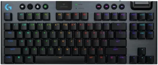 Logitech G915 X LIGHTSPEED TKL Wireless Mechanical Gaming Keyboard - GL Red Linear Switches, RGB Backlighting - Black