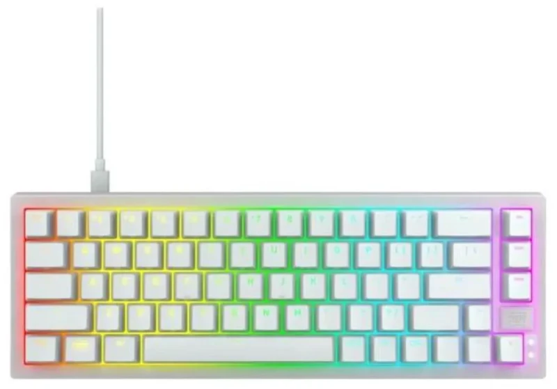 Cherry XTRFY K5V2 Compact Gaming Keyboard - White  CX-K5V2-RGB-CPT-TPWHITE-R-US - Featured Image
