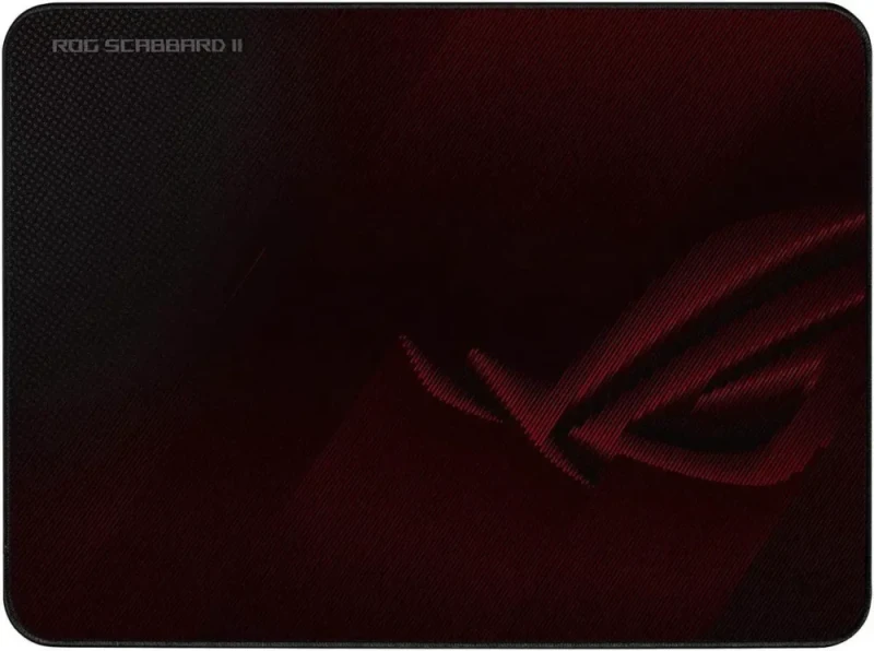 ASUS ROG Scabbard II Gaming Mouse Pad - Protective Nano Coating Surface Repels Water-Oil-Dust, Anti-Fray Flat Stitched Edges, Non-Slip Rubber Base, Optimized Surface for Smooth Glide and Comfort - Featured Image