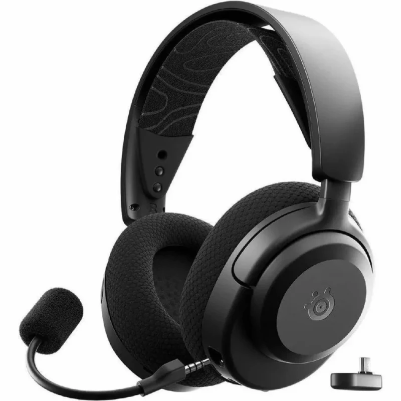 SteelSeries Arctis Nova 3P Wireless Multi-Platform Gaming Headset - Mobile App Control, 40 HR Battery, Neodymium Magnetic Drivers, 2.4GHz/Bluetooth, PS5, PS4, PC, Switch, Mobile - Aqua - Featured Image