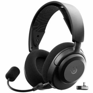 SteelSeries Arctis Nova 3X Wireless Multi-Platform Gaming Headset - Mobile App Control, 40 HR Battery, Neodymium Magnetic Drivers, 2.4GHz/Bluetooth, Xbox, PS5, PC, Switch, Mobile - Black