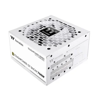 Thermaltake Toughpower GT 750W ATX 3.1 Snow Standard Power Supply; 80 Plus Gold Efficiency; Smart Zero Fan; Native 300W PCIe 5.1 Connector; PS-TPT-0750FNFAGU-W