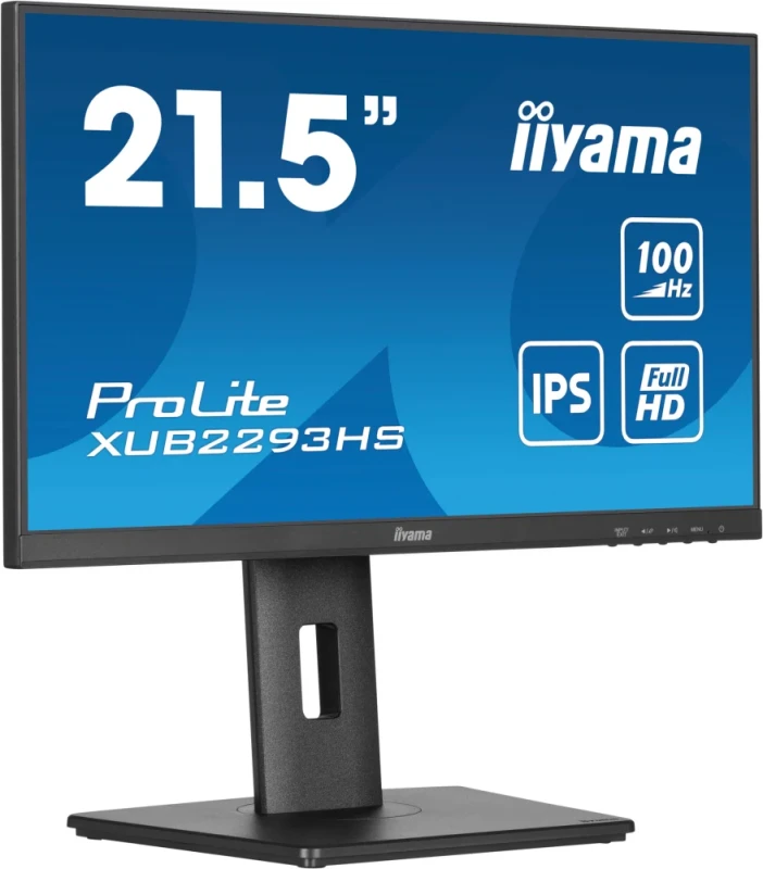 iiyama ProLite XUB2293HS-B6 22" Full HD IPS Monitor - 100Hz, 1ms MPRT, FreeSync, HDMI/DP, Height Adjustable Stand, Built-in Speakers - Featured Image