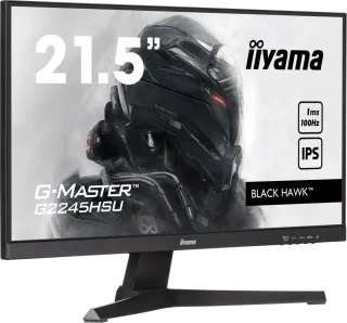 iiyama G-Master G2245HSU-B2 22" Full HD IPS Gaming Monitor - 100Hz, 1ms MPRT, FreeSync, HDMI/DP, USB Hub, Height Adjustable, Speakers