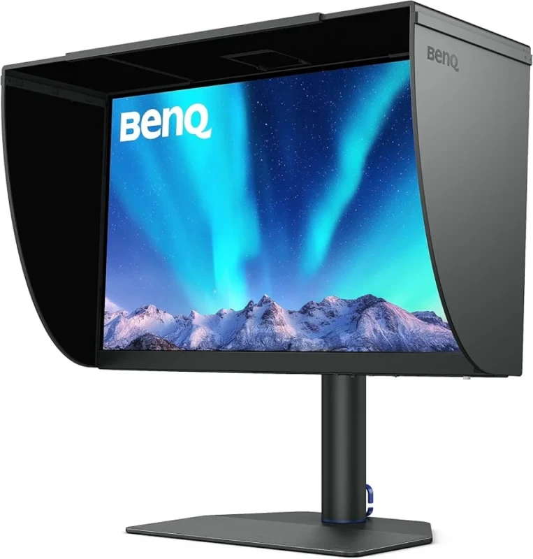 BenQ SW272Q 27" QHD IPS Photographer Monitor - 60Hz, 5ms, USB-C 90W PD, HDMI/DP, Height Adjustable, Pivot, Tilt, Swivel, 99% Adobe RGB, Calman Verified - Featured Image