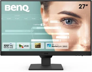 BenQ GW2790 27" Full HD IPS Monitor - 100Hz, 5ms, FreeSync, HDMI/DP, Height Adjustable, Tilt, Eye Care, Low Blue Light, Flicker-Free, Speakers