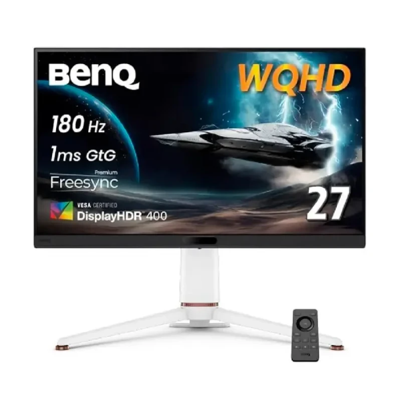 BenQ EX271Q 27" QHD IPS Gaming Monitor - 180Hz, 1ms GtG, FreeSync Premium, HDMI/DP, Height Adjustable, Tilt, HDR10, treVolo Speakers - Featured Image