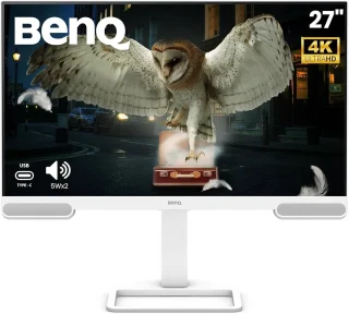 BenQ EW2790U 27" 4K UHD IPS Monitor - 60Hz, 5ms, HDR10, USB-C 65W PD, HDMI/DP, Height Adjustable, Pivot, Tilt, Swivel, 95% P3, Eye Care, Speakers