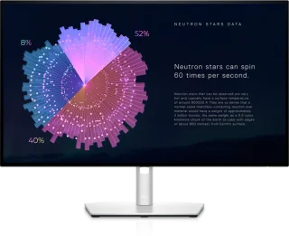 Dell U2722DE 27" QHD IPS Monitor - 8ms, HDMI/DP/USB-C/LAN, Height Adjustable, Pivot, ComfortView Plus