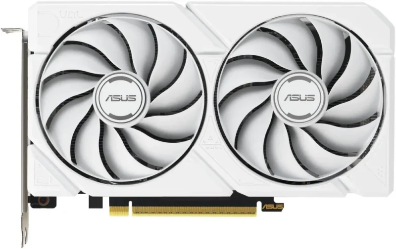 ASUS Dual Radeon RX 9060 XT 16GB GDDR6 PCI Express 5.0 x16 ATX Graphics Card DUAL-RX9060XT-16G-WHITE - Featured Image