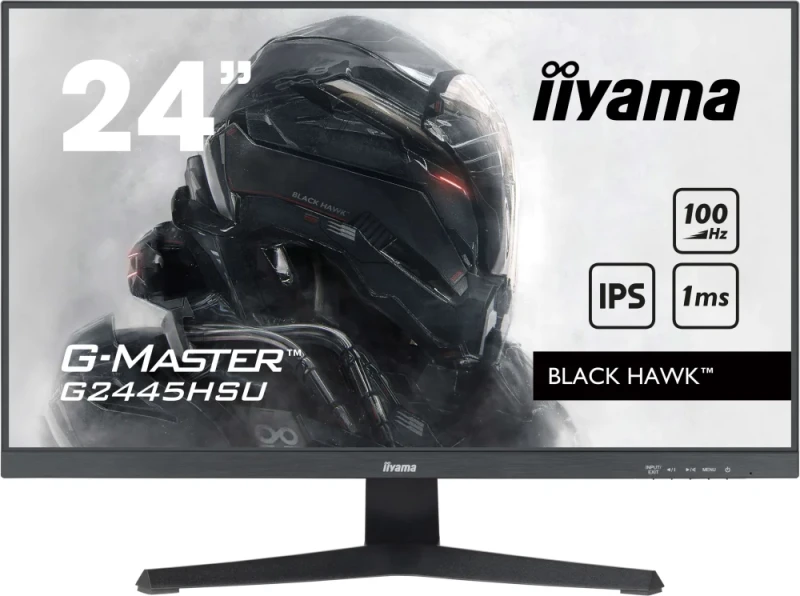 iiyama G-Master G2445HSU-B2 24" Full HD IPS Gaming Monitor – 100Hz, 1ms, FreeSync, USB, Speakers - Featured Image