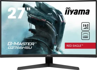 iiyama G-Master G2766HSU-B1 27" Full HD Curved VA Gaming Monitor – 165Hz, 1ms, FreeSync Premium, USB, Speakers