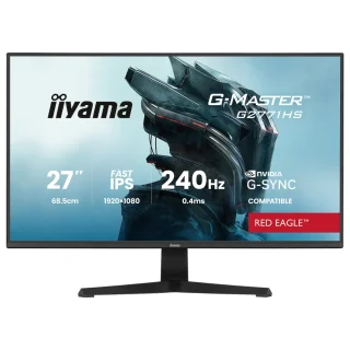 iiyama G-Master G2771HS-B1 27" Full HD IPS – 240Hz, 0.4ms, G-Sync Compatible, Speakers
