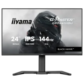 iiyama G-Master GB2441HSU-B1 24" Full HD IPS Gaming Monitor – 144Hz, 1ms, FreeSync, USB, Speakers, Pivot