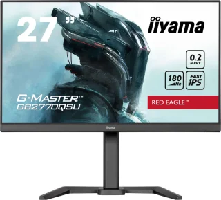 iiyama G-Master GB2770QSU-B6 27" QHD Fast IPS Gaming Monitor – 180Hz, 0.2ms, FreeSync, USB, Speakers, Pivot