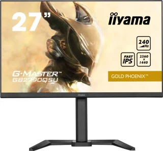 iiyama G-Master GB2790QSU-B5 27" QHD Fast IPS Gaming Monitor – 240Hz, 1ms, FreeSync Premium, USB, Speakers, Pivot