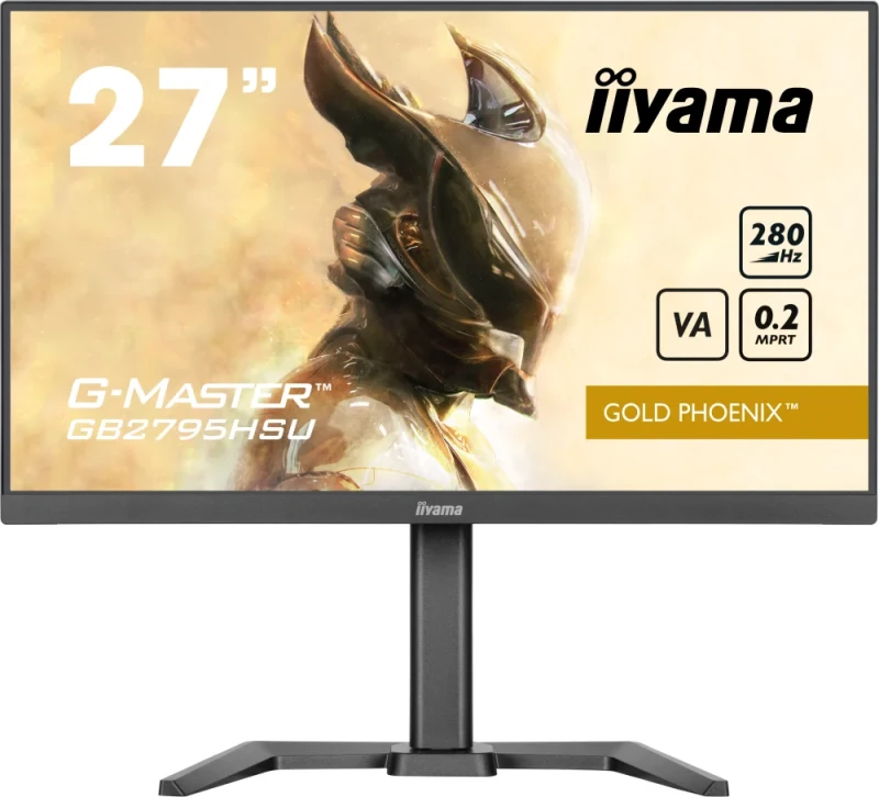 iiyama G-Master GB2795HSU-B1 27" Full HD VA Gaming Monitor – 280Hz, 0.2ms, FreeSync Premium, USB, Speakers, Pivot - Featured Image