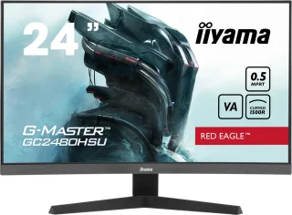 iiyama G-Master GC2480HSU-B1 24" Full HD Curved VA Gaming Monitor – 180Hz, 0.5ms, FreeSync, USB, Speakers