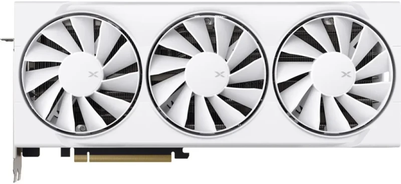 XFX Swift AMD Radeon RX 9070 XT 16GB GDDR6 - Triple-Fan RDNA 4 Graphics Card, PCIe 5.0, 2970 MHz Boost - White RX-97TSWF3W9 - Featured Image