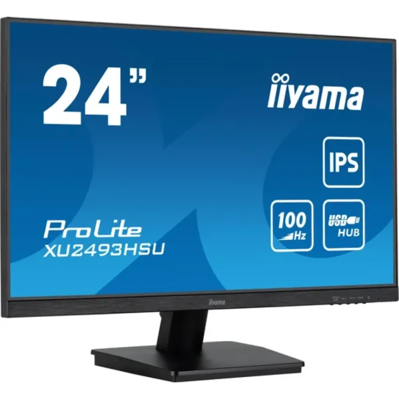iiyama ProLite XU2493HSU-B7 24" Full HD IPS Monitor – 100Hz, AdaptiveSync, USB Hub, Speakers - Featured Image