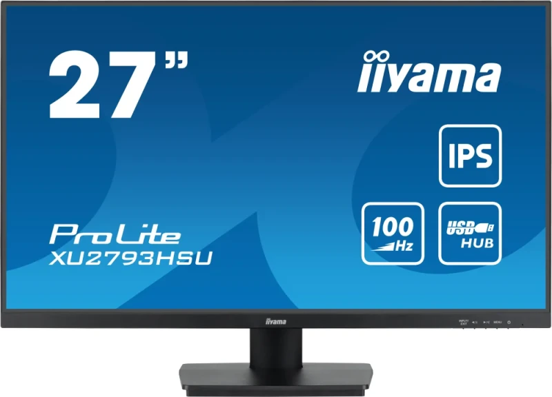iiyama ProLite XU2793HSU-B6 27" Full HD IPS Monitor – 100Hz, AdaptiveSync, USB Hub, Speakers - Featured Image