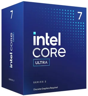 Intel Core Ultra 7 265F - Core Ultra 7 (Series 2) Arrow Lake 20-Core (8P+12E) Performance-core Base Frequency: 2.4 GHz Efficient-core Base Frequency: 1.8 GHz LGA 1851 65W None Integrated Graphics Desk