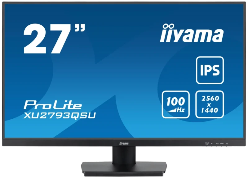 iiyama ProLite XU2793QSU-B7 27" QHD IPS Monitor – 100Hz, Adaptive-Sync, USB Hub, Speakers - Featured Image