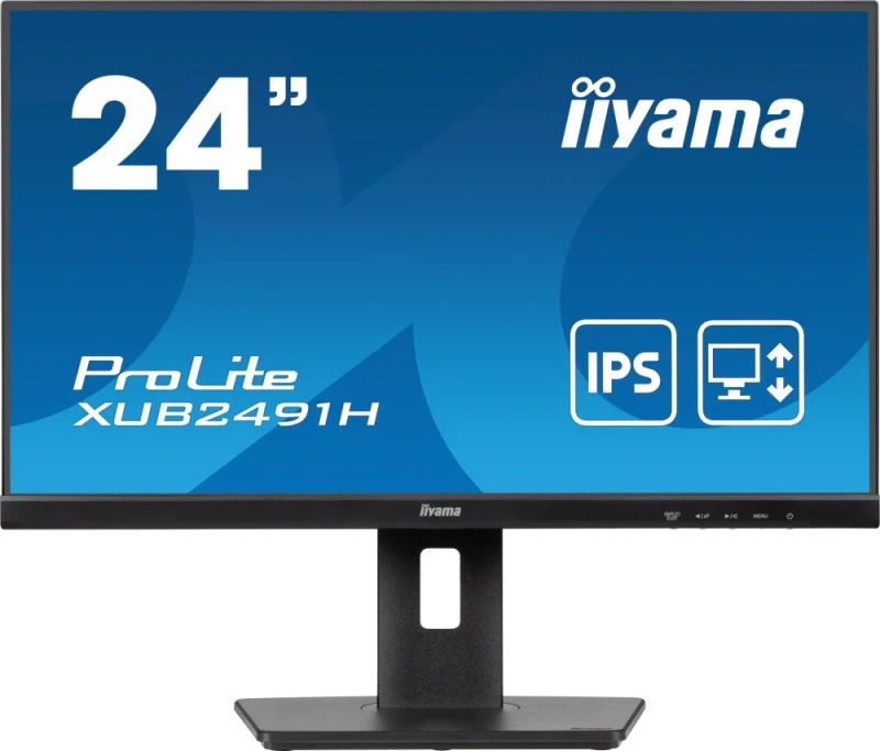 iiyama ProLite XUB2491H-B1 24" Full HD IPS Monitor – 100Hz, Adaptive-Sync, USB Hub, Pivot Stand - Featured Image