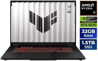 ASUS TUF Gaming A18 FA808UP-NS74 1.5TB: 18" QHD+ 240Hz IPS, Ryzen 7 260, RTX 5070, 32GB DDR5, 1.5TB SSD, Win11