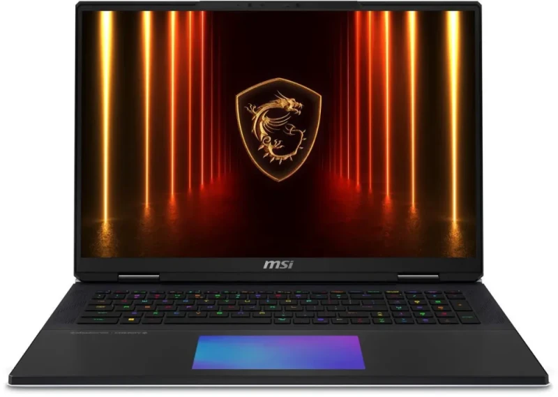 MSI Titan 18 HX AI A2XWIG-616U: 18" UHD+ 120Hz Mini LED, Core Ultra 9 285HX, RTX 5080, 64GB DDR5, 4TB SSD, Win11 Pro - Featured Image