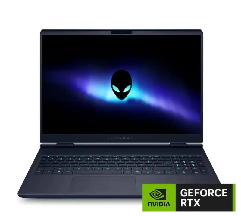 Alienware Aurora 16X 16" Gaming Laptop Intel Core Ultra 9 275HX (24-Core up to 5.5GHz) NVIDIA GeForce RTX 5060 8GB GDDR7 32GB LPDDR5X RAM 1TB PCIe NVMe SSD 240Hz QHD+ Display Wi-Fi 7 RGB Keyboard Windows 11 Home - Interstellar Indigo (LAC16251-9599BLU-PUS) - Featured Image