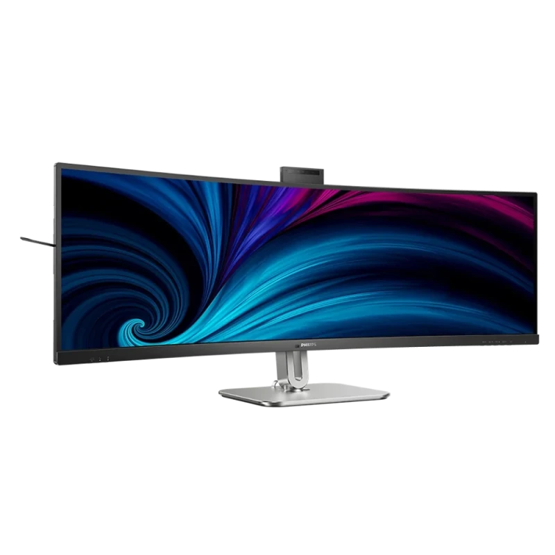 Philips Brilliance 49B2U5900CH 49" DQHD 5120x1440 VA Curved SuperWide Business Monitor - 75Hz Refresh Rate, 4ms Response Time, DisplayHDR 400, 1800R Curvature, USB-C 90W Power Delivery Dock, KVM Switch, RJ45 Ethernet LAN, 5MP Pop-up Webcam with Windows Hello, Busylight, Built-in Speakers, Height Adjustable Stand, Flicker-Free Low Blue Light - Featured Image
