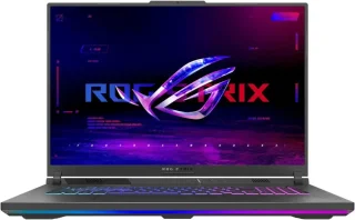 ASUS ROG Strix G18 G814PM-ES96 18" 240Hz QHD+ IPS Gaming Laptop - AMD Ryzen 9 8940HX 16-Core, GeForce RTX 5060 8GB GDDR7, 32GB DDR5 RAM, 1TB PCIe SSD, Wi-Fi 6E, RGB Keyboard, Windows 11 Home - Eclipse Gray