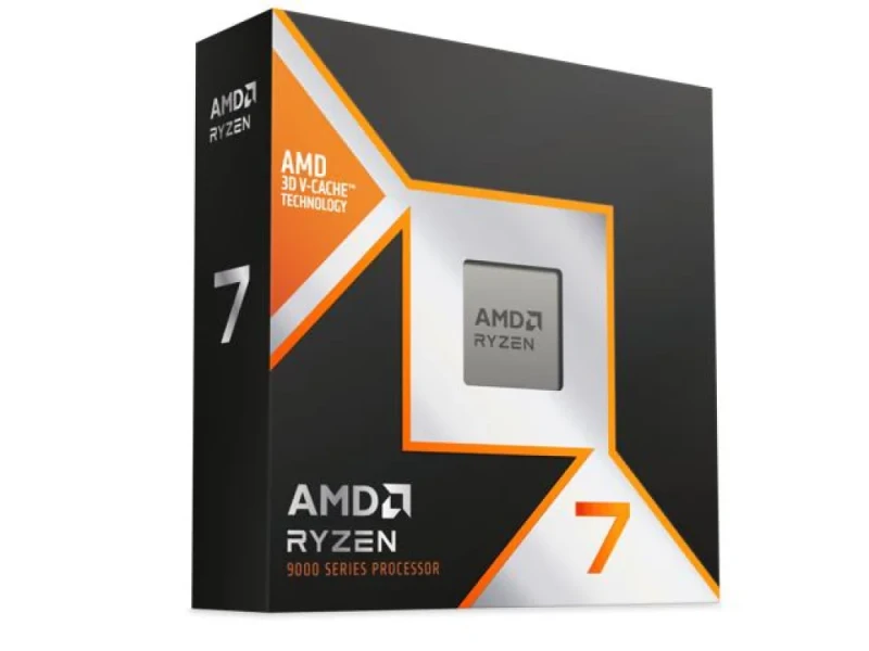 AMD Ryzen 7 9800X3D 8-Core 16-Thread Desktop Gaming Processor - Zen 5, 4.7GHz Base Up to 5.2GHz Boost, 96MB 3D V-Cache, 120W TDP, AM5 Socket, Fully Unlocked - Featured Image