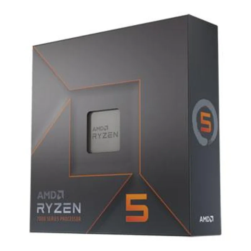 AMD Ryzen 5 7600X 6-Core 12-Thread Desktop Processor - Zen 4, 4.7GHz Base Up to 5.3GHz Boost, 32MB L3 Cache, 105W TDP, AM5 Socket, Integrated Radeon Graphics, Fully Unlocked - Featured Image