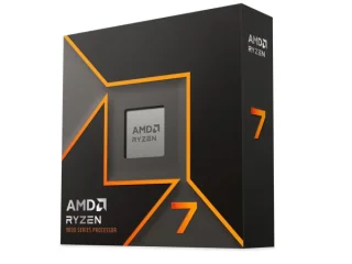 AMD Ryzen 7 9700X 8-Core 16-Thread Desktop Processor - Zen 5, 3.8GHz Base Up to 5.5GHz Boost, 32MB L3 Cache, 65W TDP, AM5 Socket, Integrated Radeon Graphics, Fully Unlocked