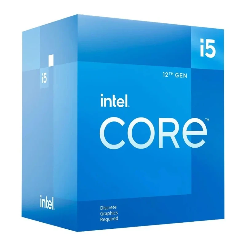 Intel Core i5-12400F 12th Gen Alder Lake 6-Core 12-Thread Desktop Processor, 2.5GHz Base, Up to 4.4GHz Boost, 18MB Cache, 65W TDP, LGA 1700 Socket, No Integrated Graphics - Featured Image