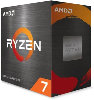 AMD Ryzen 7 5800XT 8-Core 16-Thread Desktop Processor, Zen 3, 3.8GHz Base, Up to 4.8GHz Boost, 105W TDP, 36MB Cache, AM4 Socket, No Integrated Graphics, Wraith Prism Cooler