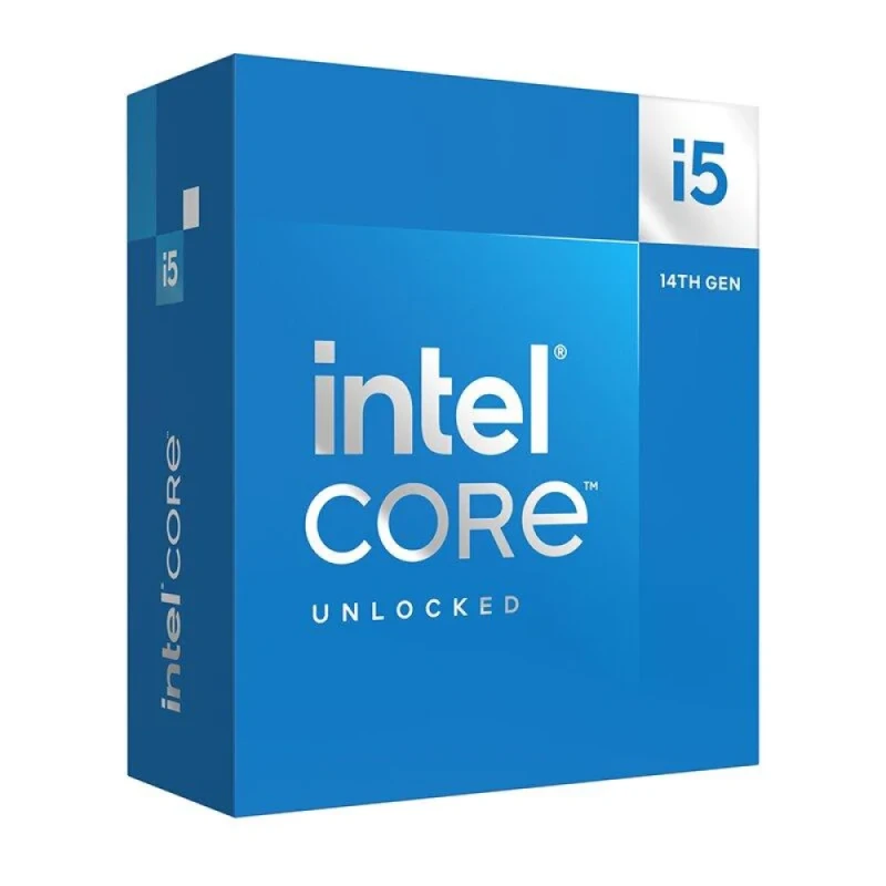 Intel Core i5-14600KF 14th Gen Desktop Processor – 14 Cores (6 Performance + 8 Efficient), 20 Threads, 3.5 GHz Base / Up to 5.3 GHz Turbo, 24 MB Intel Smart Cache, LGA1700 Socket, DDR4/DDR5 Support, PCIe 5.0, Unlocked Performance, No Integrated Graphics (Boxed) - Featured Image