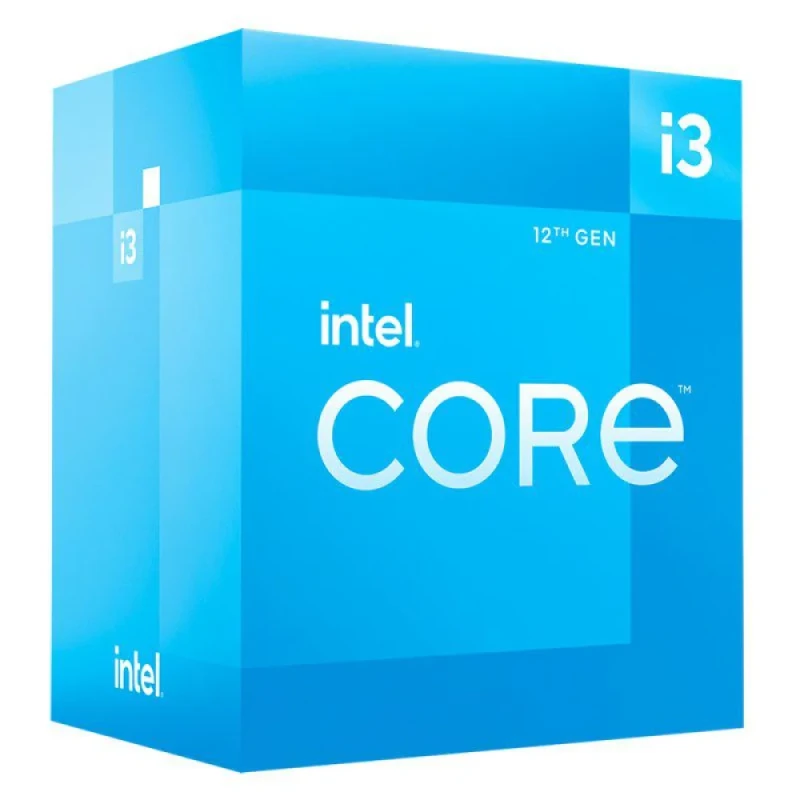 Intel Core i3-12100F 12th Gen Desktop Processor – Alder Lake Quad-Core 4 Cores, 8 Threads, 3.3 GHz Base / Up to 4.3 GHz Turbo, 12 MB Smart Cache, LGA1700 Socket, DDR4/DDR5 Support, No Integrated Graphics, Includes Stock Cooler (Boxed) - Featured Image