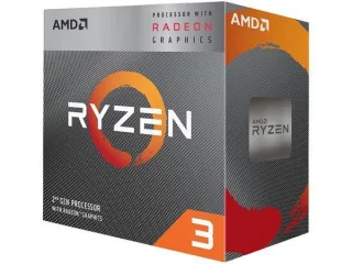 AMD Ryzen 3 3200G AM4 Desktop APU – 4 Cores, 4 Threads, 3.6 GHz Base / Up to 4.0 GHz Boost, Radeon Vega 8 Graphics, 4 MB L3 Cache, 65 W TDP, Includes Wraith Stealth Cooler, DDR4-2933 Support (Boxed)